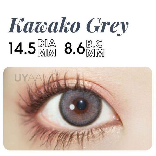 Цветные линзы серые Kawako Grey + контейнер для хранения в подарок BB586-5 фото