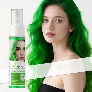 Временная краска-спрей для волоc зелёная Green Verde 2858249259 фото