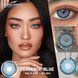Кольорові блакитнлінзиі Florence Blue + контейнер для зберігання в подарунок 2879331361 фото 1