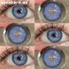 Кольорові блакитнлінзиі Florence Blue + контейнер для зберігання в подарунок 2879331361 фото 3