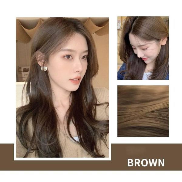 Тимчасова фарба-спрей для волосся коричнева Brown 8359 фото