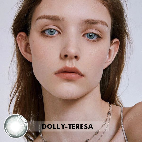 Цветные линзы зелёные Dolly Teresa + контейнер для хранения в подарок 0452DOL фото