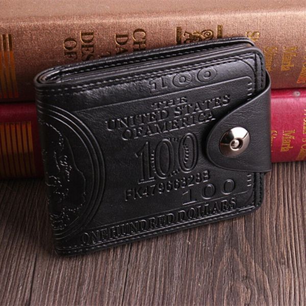 Мужской кошелёк Kusibi 100$ Black 023935BL фото