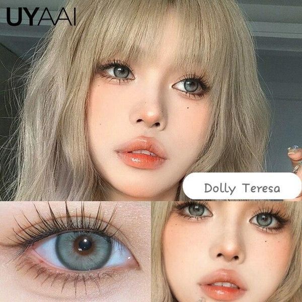 Цветные линзы зелёные Dolly Teresa + контейнер для хранения в подарок 0452DOL фото