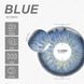 Кольорові лінзи блакитні Bohemia Blue + контейнер для зберігання в подарунок 0479BOH фото 8