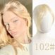 Накладная французская чёлка платиновый блонд  LH116-102 фото 1