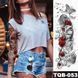 Водостойкая временная татуировка Флеш Тату 48 см х на 17 см TQB-053 TQB-053 фото 7