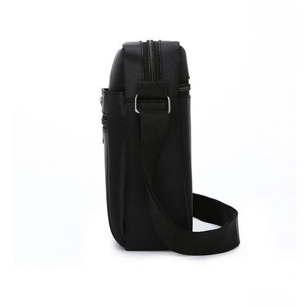 Чоловіча сумка через плече Jingpin Black 45920 фото