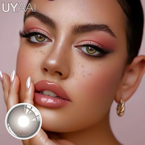 Кольорові лінзи коричневі Rainy Mood Brown + контейнер для зберігання в подарунок BC112-1 фото