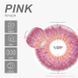 Цветные линзы розовые Riyadh Pink + контейнер для хранения в подарок P06947 фото 5