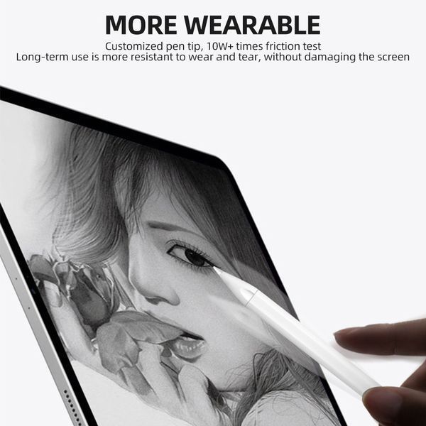 Комплект наконечников Googei для стилуса Apple Pencil 1-2 поколение White 4 шт. 29579 фото