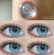 Цветные линзы для глаз голубые Venice Blue + контейнер для хранения в подарок 0678VE фото 6