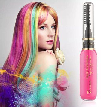 Временная смывающаяся краска для волос розовая Pink 02 5137 фото