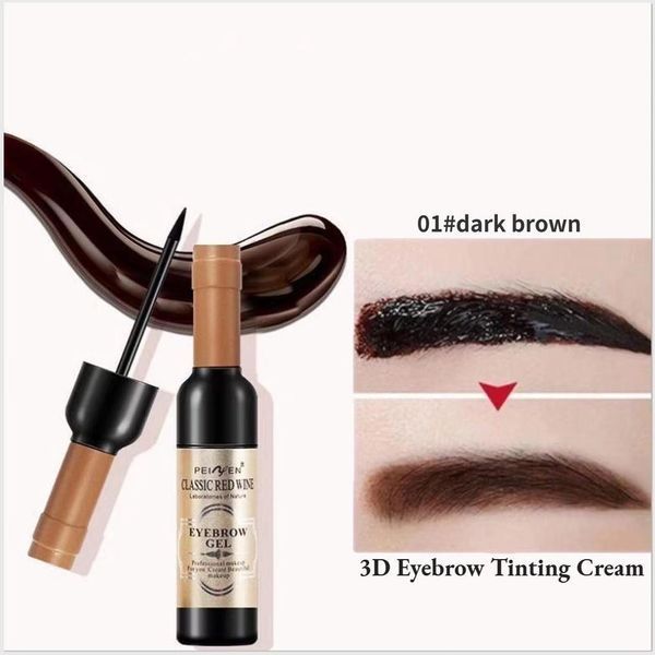 Тинт-гель для брів Eyebrow Gel Classic Red Wine темно-коричневий 01 856341 фото