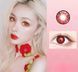 Цветные линзы для глаз красные Red + контейнер для хранения в подарок 0097RA фото 2