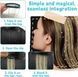 Накладні блискучі пасма для волосся на шпильках золоті Hair Tinsel 12 штук 24563G фото 7