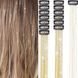 Накладні блискучі пасма для волосся на шпильках золоті Hair Tinsel 12 штук 24563G фото 6