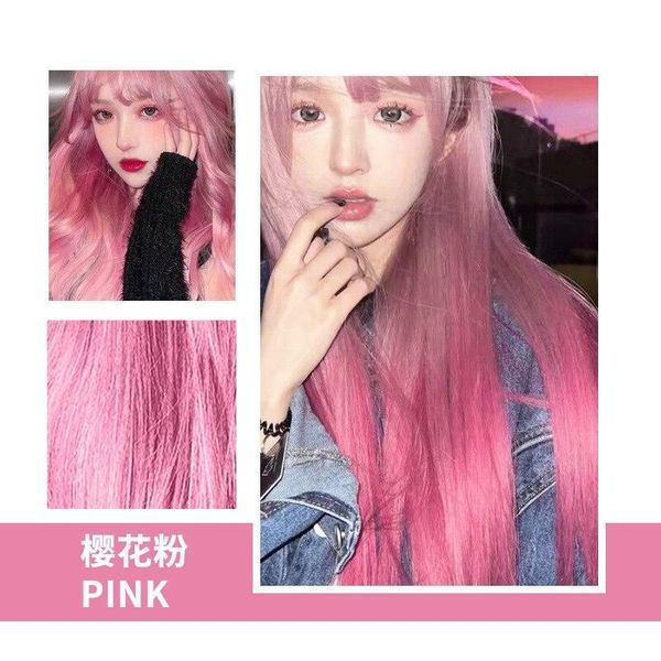 Тимчасова фарба-спрей для волосся рожева Pink 8352 фото