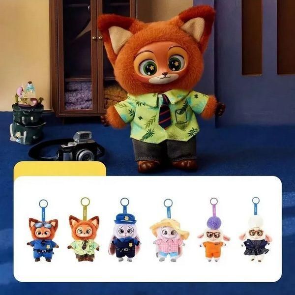 Игрушка-сюрприз брелок Disney Zootopia Зверополис в слепой коробке 15 см 2960891450 фото