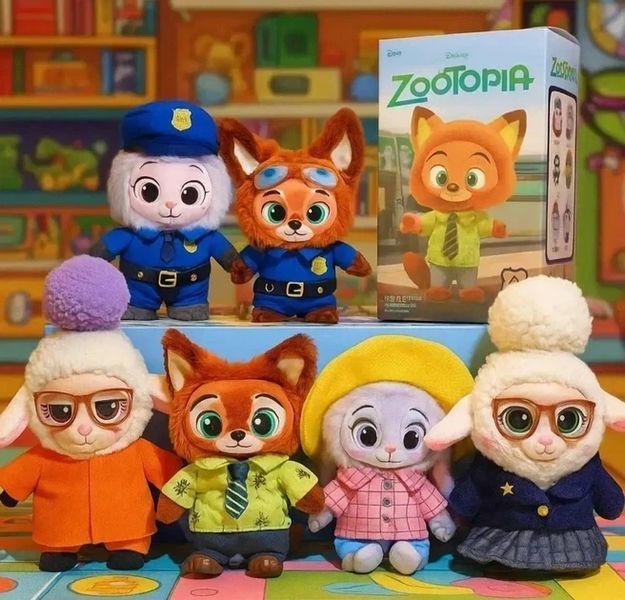 Игрушка-сюрприз брелок Disney Zootopia Зверополис в слепой коробке 15 см 2960891450 фото