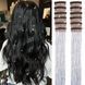 Накладні блискучі пасма для волосся на шпильках сріблясті Hair Tinsel 12 штук 36024S фото 2