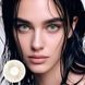 Лінзи кольорові сірі Molly Gray пари + контейнер для зберігання в подарунок BC47-5 фото 1