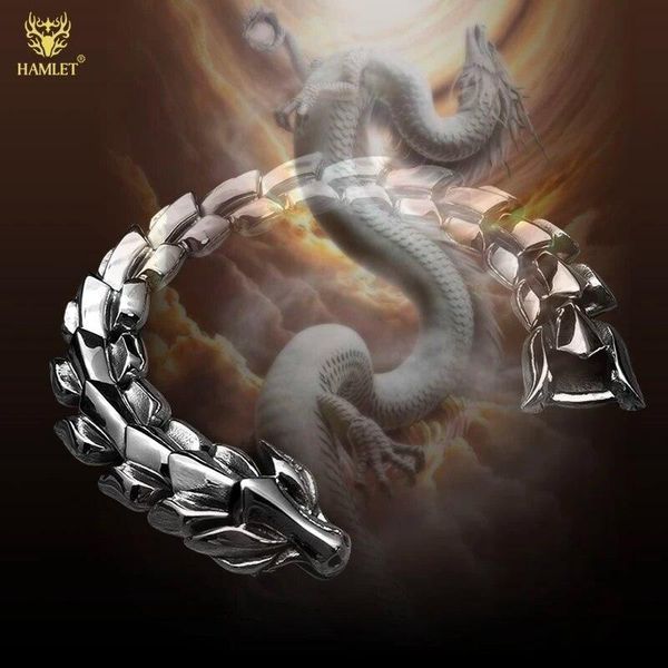 Чоловічий браслет Дракон 20,5 см Silver 3368 фото