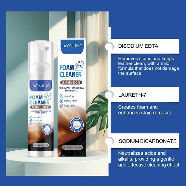 Пенный очиститель для кожи Jaysuing Foam Cleaner 37350 фото