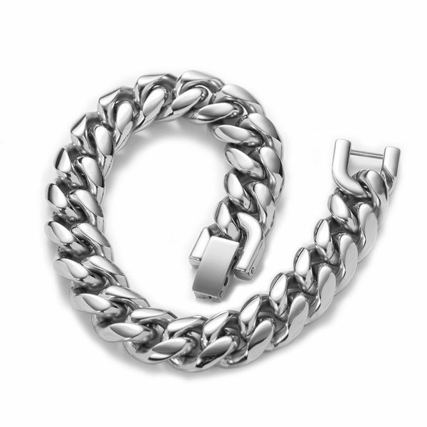 Браслет із неіржавкої сталі ширина 9 мм довжина 20 см Siilver 056479S фото
