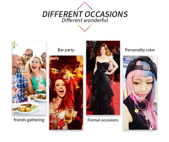 Тимчасова фарба-спрей для волосся чорна Black 8358 фото