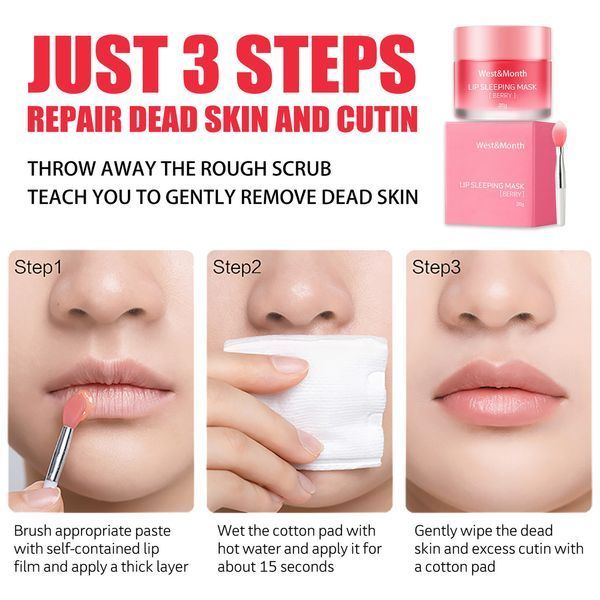 Ночная маска для губ West&Month Lip Sleeping Mask Berry 05567W фото