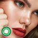 Цветные линзы для глаз зелёные Green + контейнер для хранения в подарок 0095FL фото 2