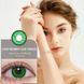 Цветные линзы для глаз зелёные Green + контейнер для хранения в подарок 0095FL фото 7