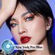 Цветные линзы голубые Blue + контейнер для хранения в подарок 0094PRO фото 5