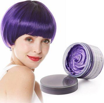 Временная краска-воск для волос фиолетовая Shoupin Цветной воск для волос Violet 100 ml 03539SH фото