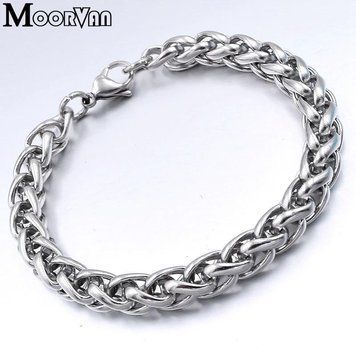 Браслет из нержавеющей стали MoorVan 8 мм длинна 20 см 01657MO фото
