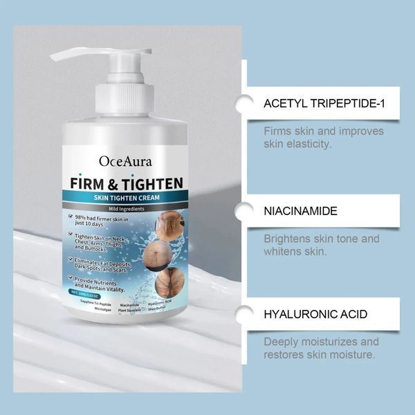 Крем для підтягування шкіри OceAura Firm&Tighten Cream 150 мл Антицелюлітний, зміцнювальний, розгладжувальний крем 067045R фото