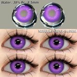 Цветные линзы фиолетовые Nebula Violet + контейнер для хранения в подарок 06758NE фото