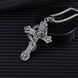 Кулон в виде креста со змеёй Dragon Cross + цепочка из нержавеющей стали 5807 фото 9