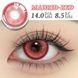 Цветные линзы для глаз красные Madrid Red + контейнер для хранения в подарок 05674MAD фото 7