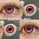 Цветные линзы для глаз красные Madrid Red + контейнер для хранения в подарок 05674MAD фото 4