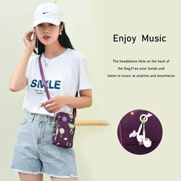 Універсальна сумка-чохол для телефона Jingpin Purple 188241L фото