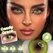 Цветные линзы зелёные Candy Green + контейнер для хранения в подарок BC01-2 фото 5