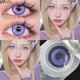 Цветные линзы фиолетовые E-Blink Violet + контейнер для хранения в подарок BC07-4 фото