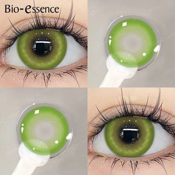 Цветные линзы зелёные Candy Green + контейнер для хранения в подарок BC01-2 фото