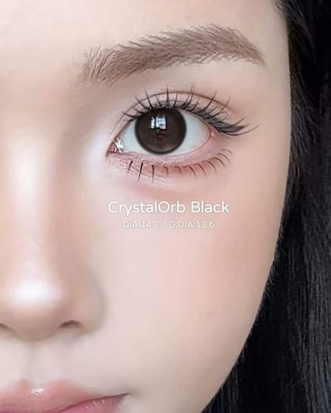 Кольорові лінзи чорні Ice Crystal Black + контейнер для зберігання в подарунок BC33-5 фото