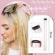 Накладные блестящие пряди для волос на заколках розовые Hair Tinsel 12 штук EX78-5 фото 9