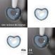 Цветные линзы для глаз голубые Heart + контейнер для хранения в подарок BFC01-3 фото 10