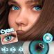 Цветные линзы бирюзовые Cyan пара + контейнер для хранения в подарок BC03-2 фото 3
