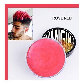 Временная краска-воск для волос розовая Melao Цветной воск для волос Rose Red 120 ml 3357 фото